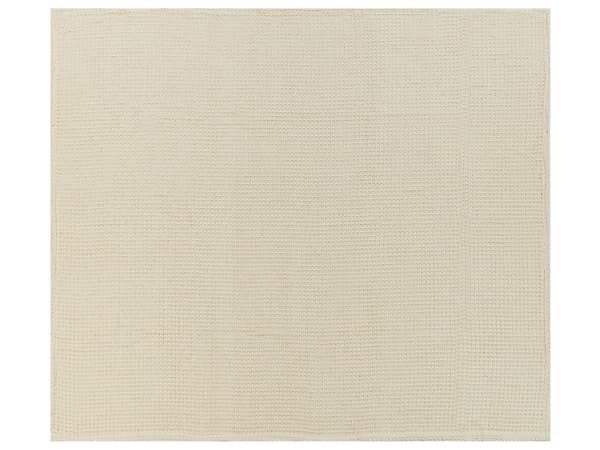 Överkast Beige Bomull 200 x 220 cm Våffelmönster Sängöverkast Vardagsrum Sovrum Textilier