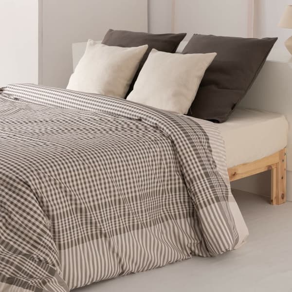 Påslakan Terracota Prades Multicolour 300 Trådar Poplin 155 x 220 cm