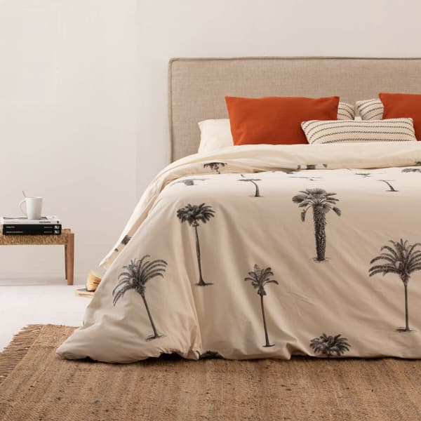 Påslakan Terracota Xativa Multicolour 300 Trådar Poplin 180 x 220 cm