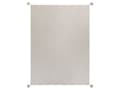Miniatyrbilde 4 av 5: Sengeteppe Taupe Bomull 150 x 200 cm med dusker Dekorativt Teppe Soverom