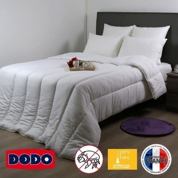 DODO NIAGARA antidammkvalsterhärdat 300g/m² täcke 240x260 cm vit
