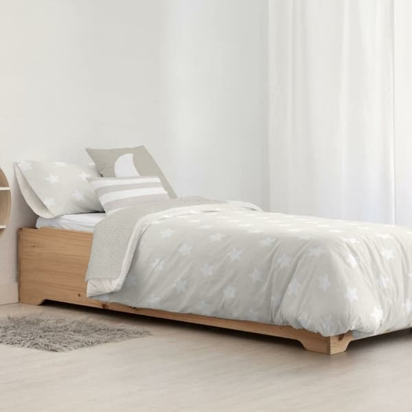 Påslakan Kids&Cotton Runar Beige 155 x 220 cm