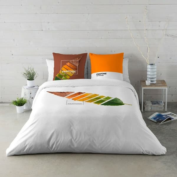 Nordisk cover Leaf Pantone - UK dobbeltseng (220 x 220 cm)