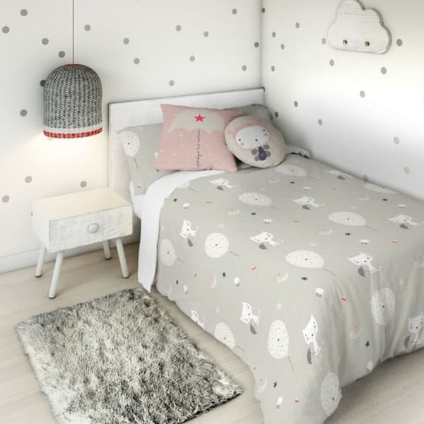 Nordisk deksel Haciendo el Indio Globos & Gatos - Enkeltseng (150 x 220 cm)