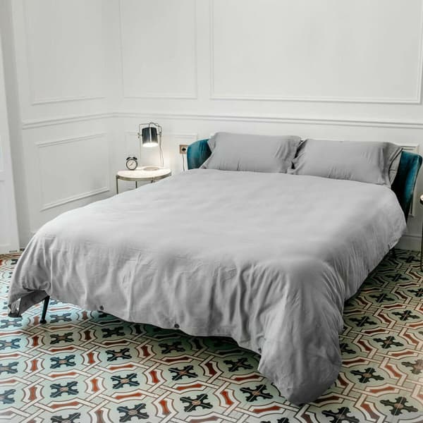 Nordisk deksel Naturals Tencel Grå Seng 135/140 220 x 220 cm