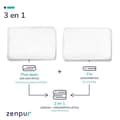 Miniatyrbild 3 av 4: 4 Seasons Duvet - ZENPUR - Mikrofiber - 240X220cm - 500 gr/m² - Vit