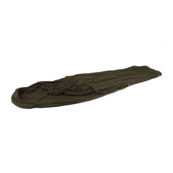 Grönt Mil-Tec Sovsäckslakan i fleece