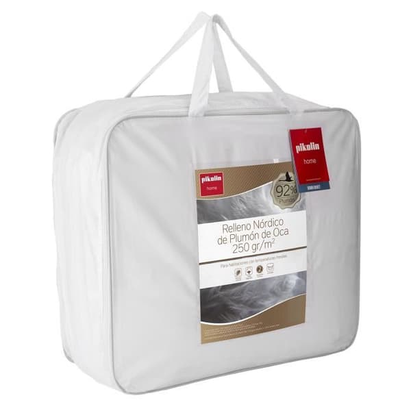"Couette vinter mjuk i gåsdun 92% av 250g - 140x200cm - PIKOLIN HOME - Vit - Sovrum"