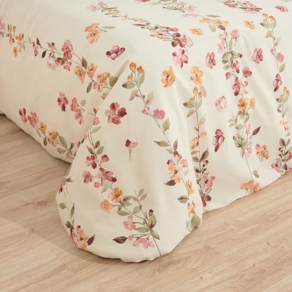 Påslakan Terracota Morella Multicolour 300 Trådar Poplin 260 x 240 cm
