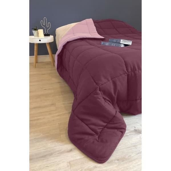 Mikrofiberduvet 400g / m² CALGARY Plum & Parma 240x260cm