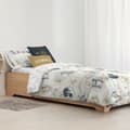 Miniatyrbilde 4 av 6: Nordisk deksel Harry Potter Gold Flerfarget 200 x 200 cm