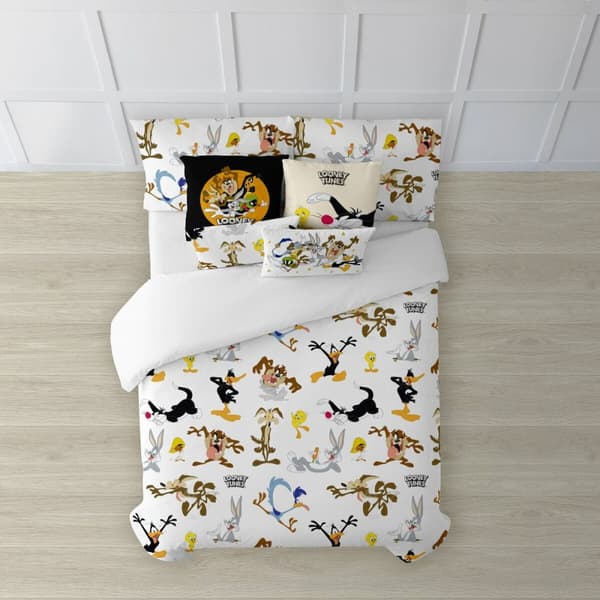 Pussilakana Looney Tunes Looney Characters Monivärinen 180 x 220 cm