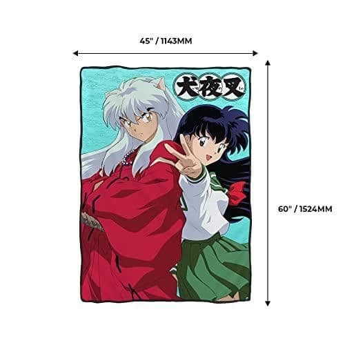 INUYASHA - INUYASHA &amp; KAGOME - TÄNTA 114X152CM BARA FUNKY