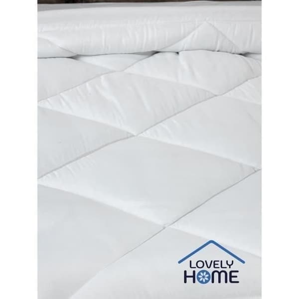 Tempererat täcke 350gr/m² Anti-Mite LOVELY HOME - 240x260 cm - Vit