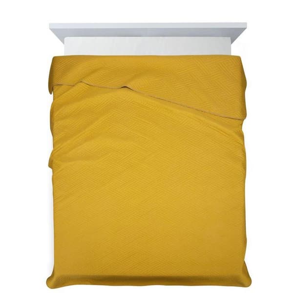 Sängöverkast D91 BONI 4 170 X 210 CM SENAP