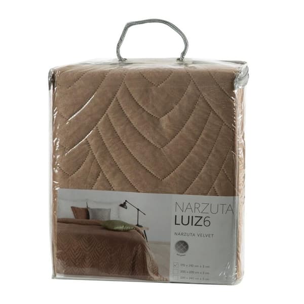 SENGETÆNDE D91 LUIZ 6 170 X 210 CM MØRK BEIGE