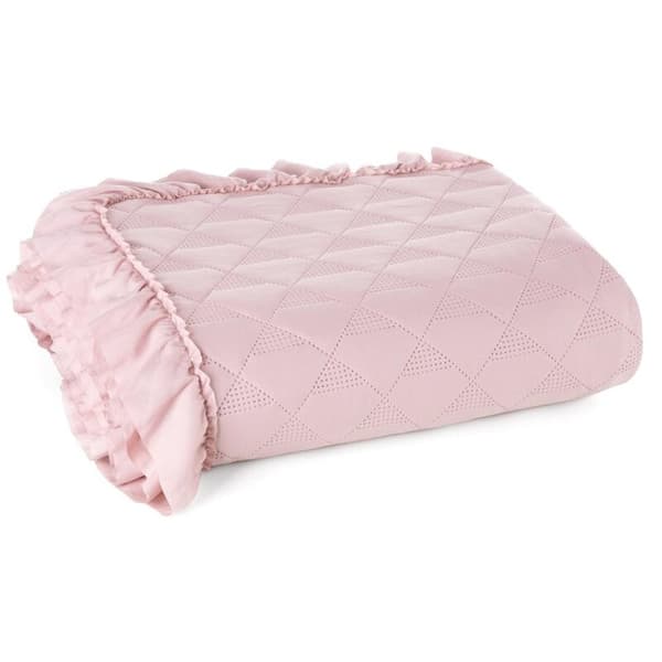 VANESA SENGETÆKKE 200 X 220 CM PULVER PINK