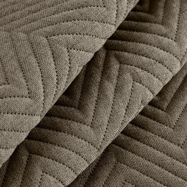 SENGETÆKKE 3 220 X 240 CM MØRK BEIGE