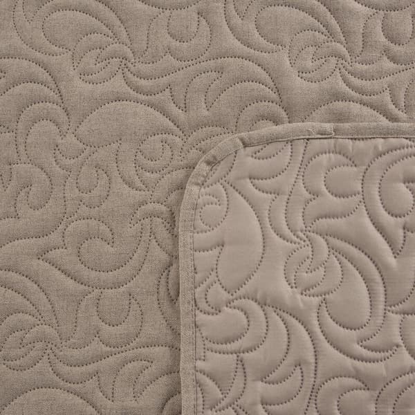 Sängöverkast av linne 4 170 X 210 CM BEIGE