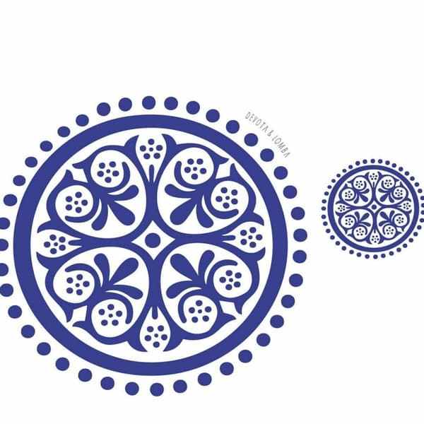 Nordisk cover Devota & Lomba Klein Geo - UK dobbeltseng (220 x 220 cm)