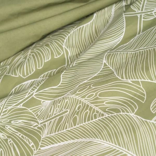 Nordisk cover SUNSHINE TODAY Floral Grøn 240 x 260 cm
