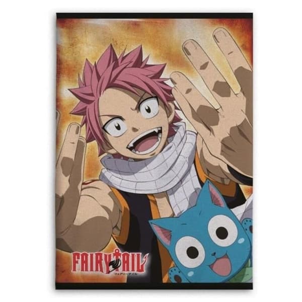 FAIRY TAIL - NATSU &amp; HAPPY - FLEECEPLÄD 100X140CM AYMAX