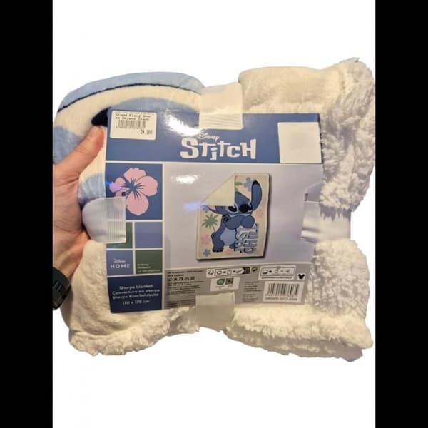 Stitch - Sherpa-filt 130x170cm - Stitch Just Chill