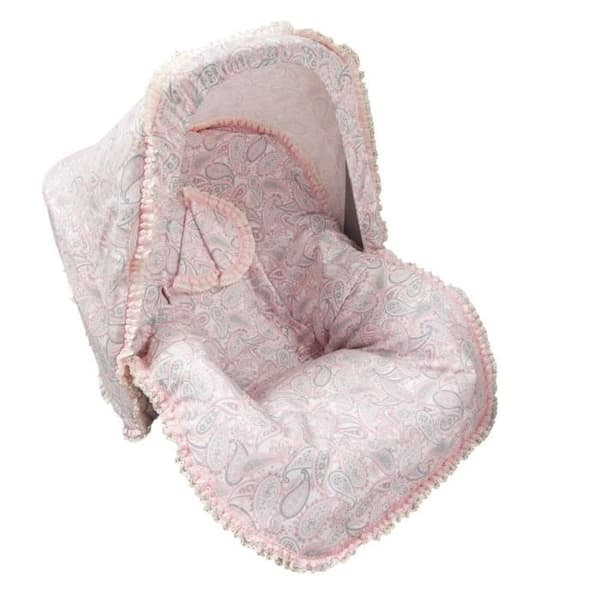 Grupp 0 matta Confiserie Rose (gåva med sele och huvöverdrag) BERCEAU_SUPPORT CRADLE