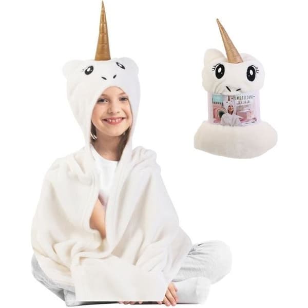 Rutig skapare 'Licorn My Unicorn' vit guld - 110x90 cm [R0035]
