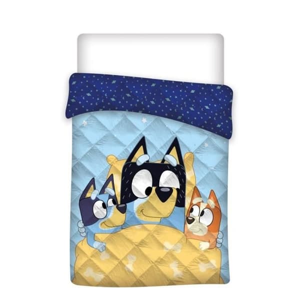 Couette - BLUEY - Utskriven Barn - 140x200 cm - Polyester - Oeko Tex
