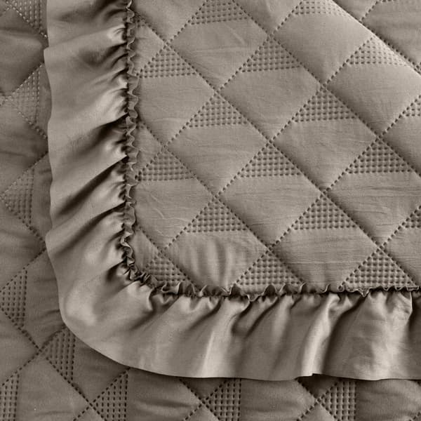 VANESA SENGETÆK 170 X 210 CM MØRK BEIGE