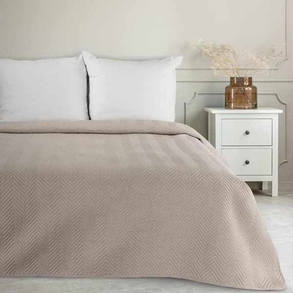 SENGETÆKKE 3 170 X 210 CM BEIGE