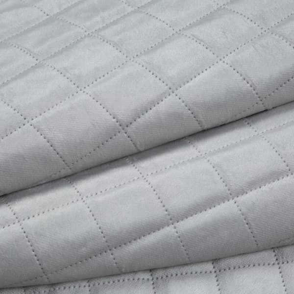 Sängöverkast D91 LUIZ 5 170 X 210 CM LJUS SILVER