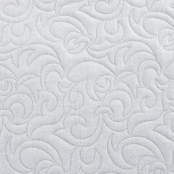 Sängöverkast av linne 4 200 X 220 CM SILVER