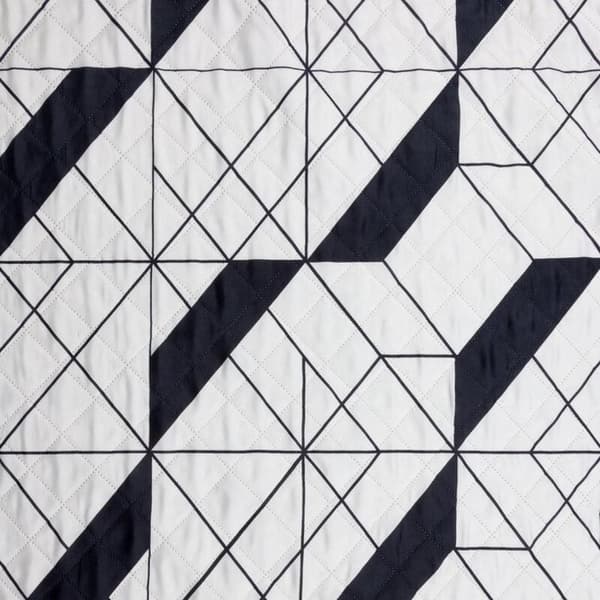 SENGETÆKKE D91 GEO 01 220 X 240 CM LET CREME