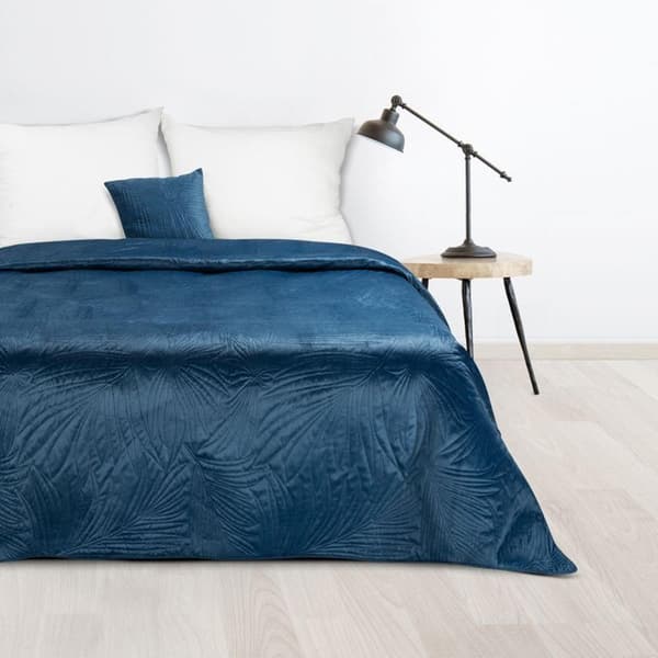 Sängöverkast D91 LUIZ 4 170 X 210 CM MARINBLÅT