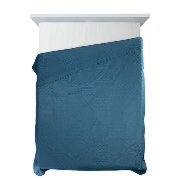 SENGETÆPNE D91 BONI 5 170 X 210 CM MARINEBLÅ