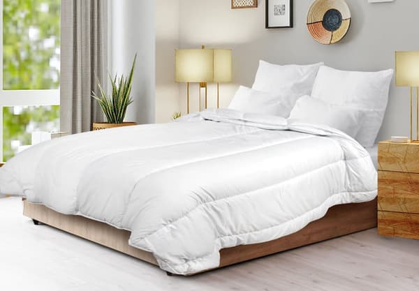Dyne 160x200 cm 4 sæsoner anti-allergisk mikrofiber silikone