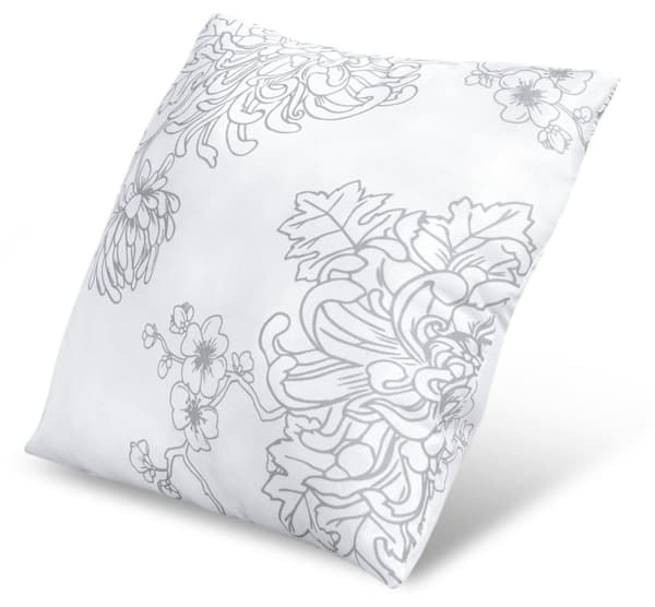 Kudde 40x40 cm anti-allergisk mikrofibertryckt silikon