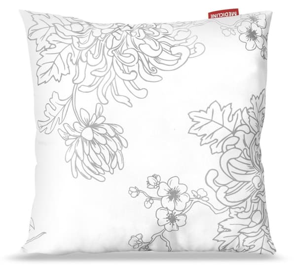Kudde 40x40 cm anti-allergisk mikrofibertryckt silikon