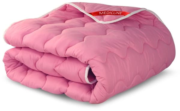 Dyne 220x240 cm helårs anti-allergisk mikrofiber pink silikone