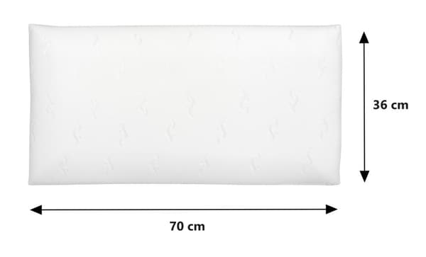 Termoplastisk flad pude 70x36 cm ecco