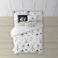Pikkukuva 2 / 7: Pussilakana Looney Tunes Looney B&W Valkoinen black 140 x 200 cm