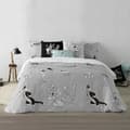Miniatyrbild 3 av 7: Påslakan Looney Tunes Looney BN Vit black 155 x 220 cm