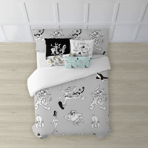 Nordisk deksel Looney Tunes Looney BN Hvit black 240 x 220 cm