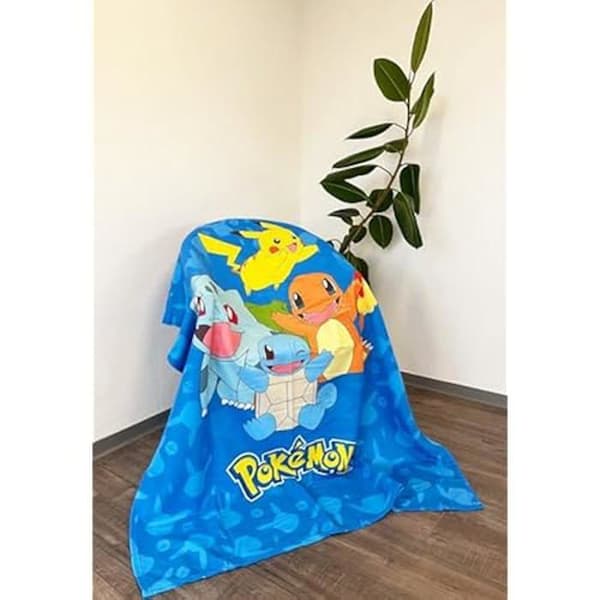 Täckning - HERDING - Bisasam Glumanda Schiggy - 130x170cm - 100% polyester - Barn