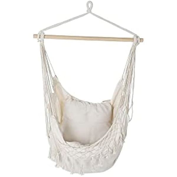 Hängmatta - DKD Heminredning - Standard - Beige - Bomull - 90 x 90 x 135 cm