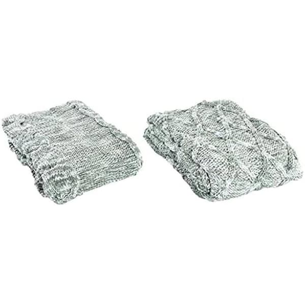 Filt - DKD Heminredning - Standard - Grön - Polyester - 150 x 125 cm