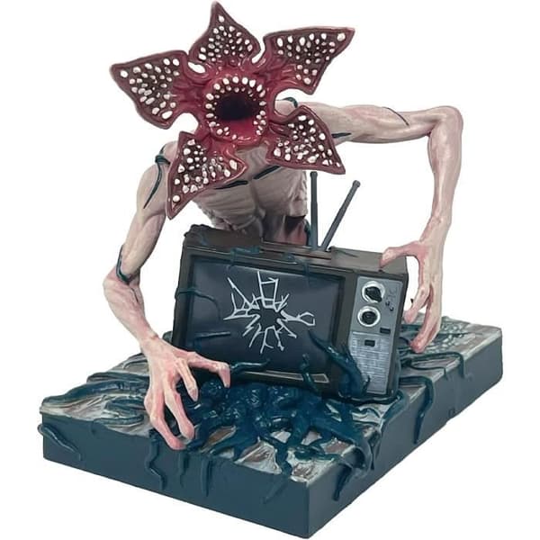 Presentlåda - NEAMEDIA ICONS - Stranger Things - Démogorgon Figur - Mjuk filt - Rostfri vattenflaska