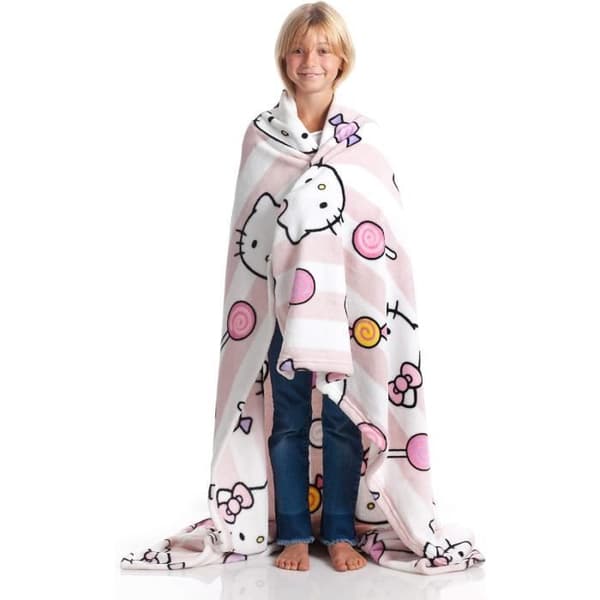 Hello Kitty Fleecefilt 130x170 cm Kanguru